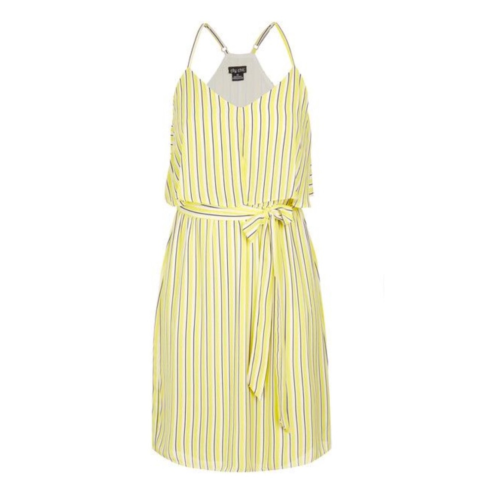 City Chic Sunshine Stripe Tunic